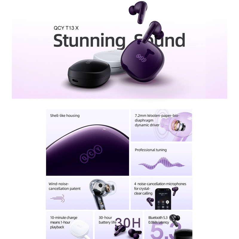 هندزفری بلوتوثی کیو سی وای T13X