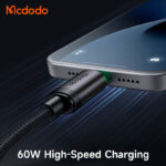 کابل دو سر تایپ سی فست شارژ 60 وات مک دودو CA-441 طول 1 متر