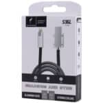 کابل لایتنینگ فست شارژ 2.4 آمپر اسکای دلفین S36L طول 1 متر